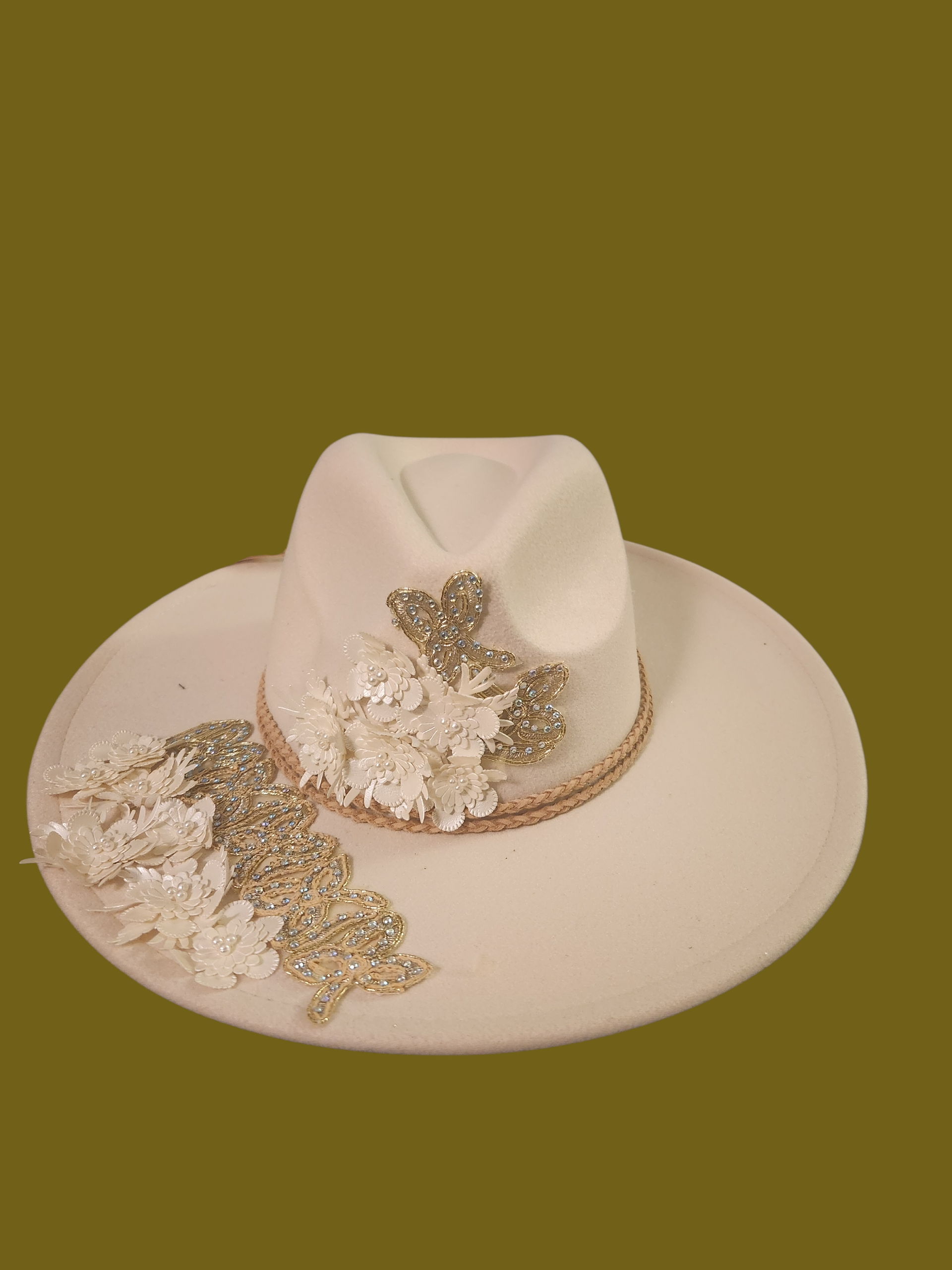 Western Elegance Floral Cowboy Hat